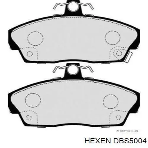 Передние тормозные колодки DBS5004 Hexen