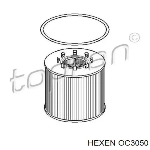 Фильтр масляный HEXEN OC3050