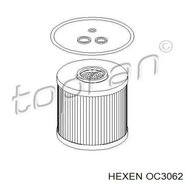 OC3062 Hexen масляный фильтр