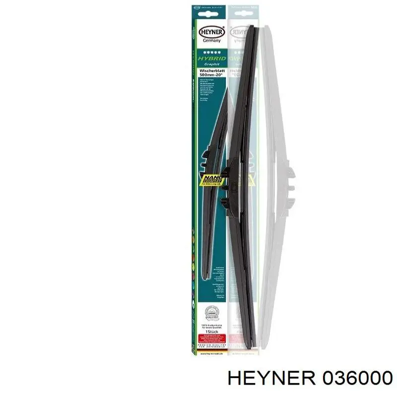 036000 Heyner щетка-дворник лобового стекла водительская