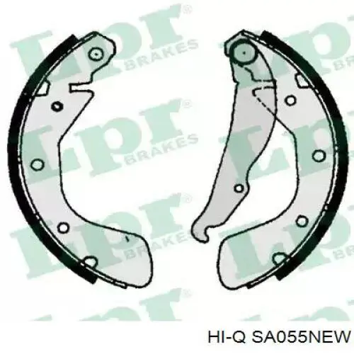 Купить SA055NEW Hi-q Задние барабанные тормозные колодки