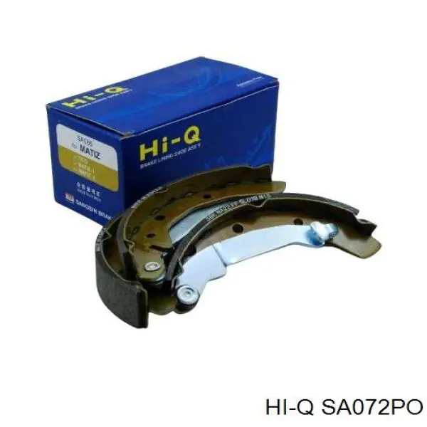 Колодки тормозные задние барабанные HI-Q SA072PO