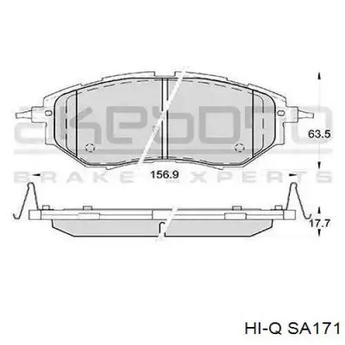 Тормоза рабочие задние ножные и тормозные барабаны Hi-q SA171 цена, от 35.88 USD