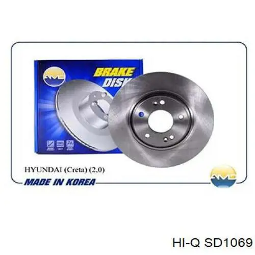 Тормоз дисковый передний Hi-q SD1069 цена, от 42.35 USD