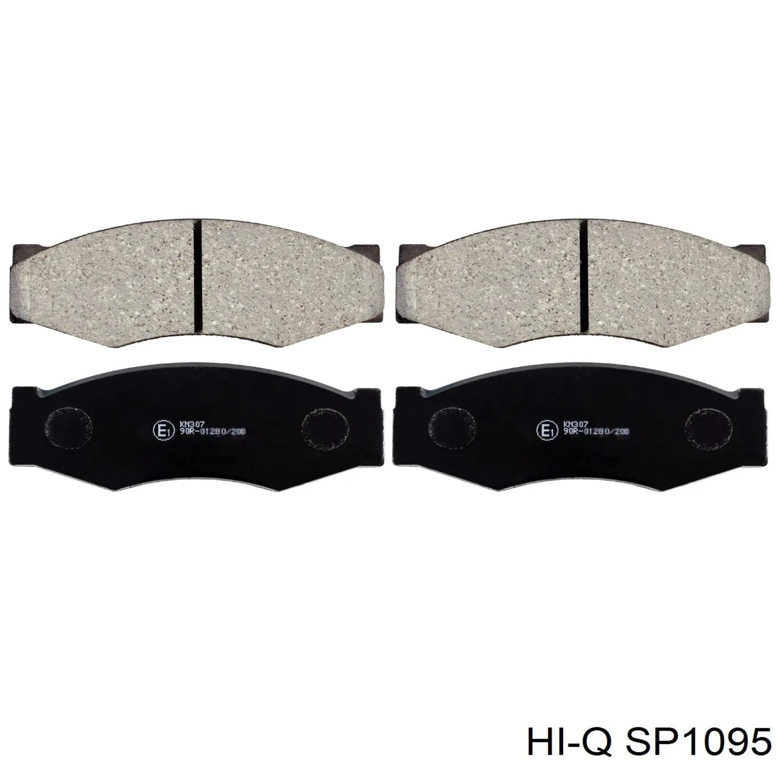 SP1095 Hi-q колодки тормозные передние дисковые