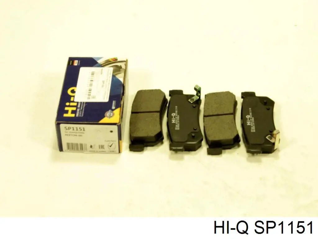Колодки тормозные задние дисковые Hi-q SP1151