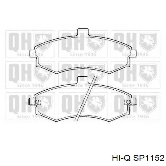 Колодки Hi-q SP1152 цена, от 16.58 USD