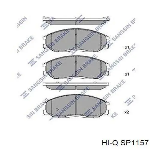 Передние тормозные колодки GK0478 CTR