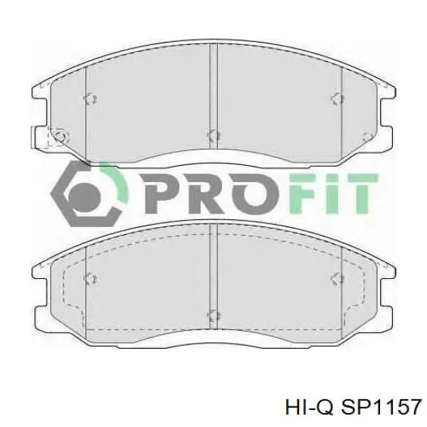 KBPH119 Koreastar Колодки передние