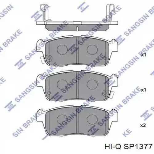 Колодки Hi-q SP1377 цена, от 19.83 USD