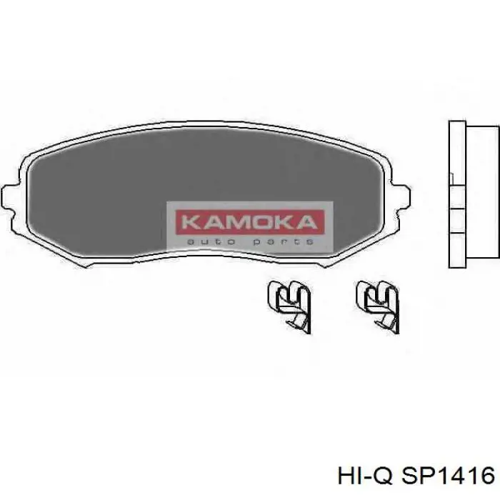 Передние тормозные колодки SP1416 Hi-q