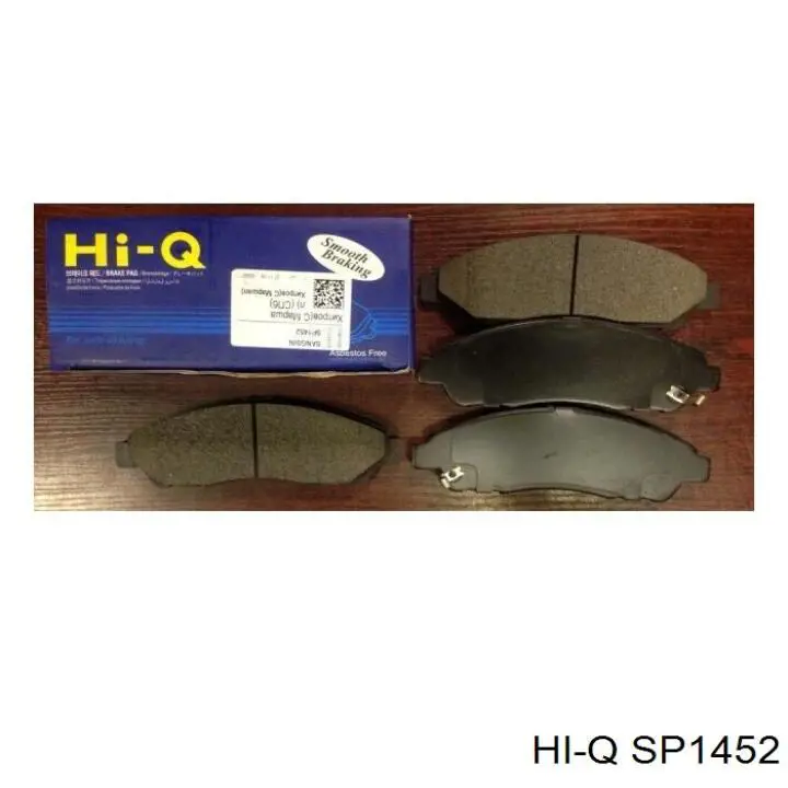 Колодки гальмівні передні, дискові SP1452 Hi-q