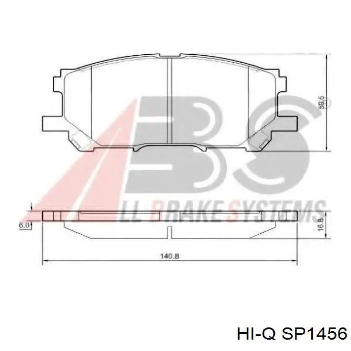 Передние тормозные колодки 044660W080 Toyota