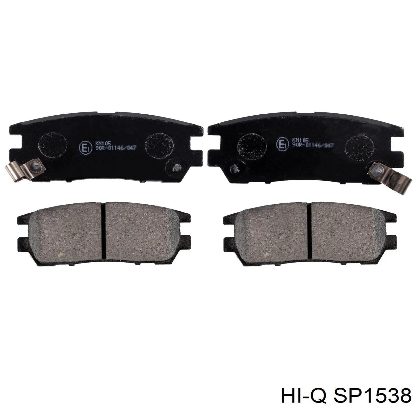 SP1538 Hi-q Колодки тормозные дисковые комплект