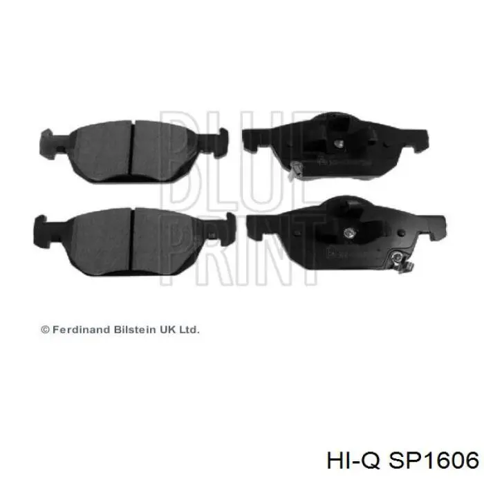 Купить SP1606 Hi-q Колодки тормозные