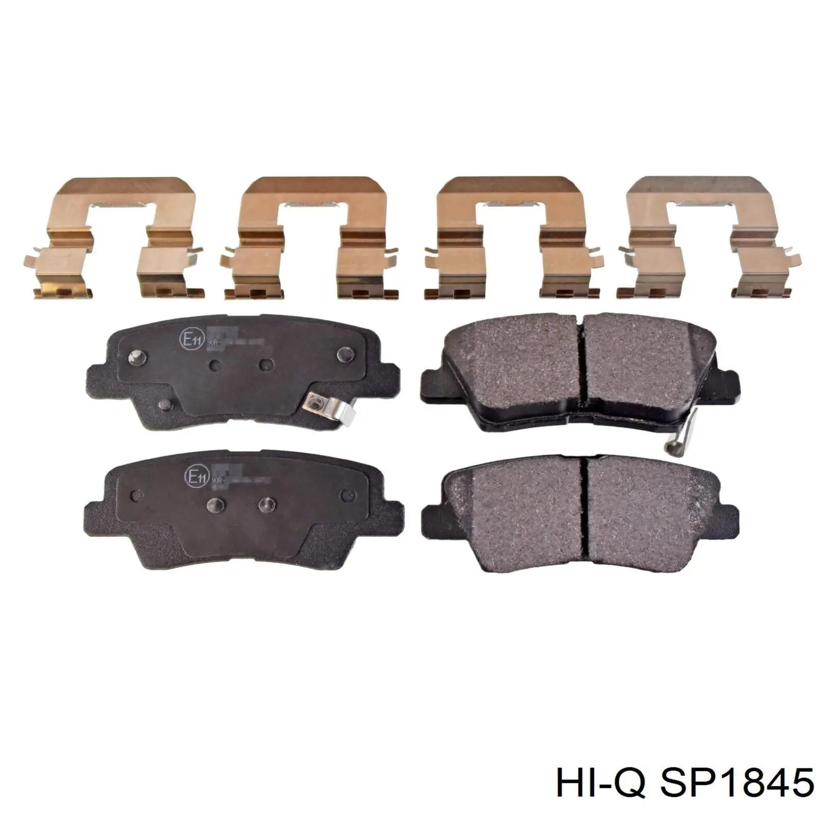 Колодки дисковые  Hi-q SP1845 цена, от 16.30 USD