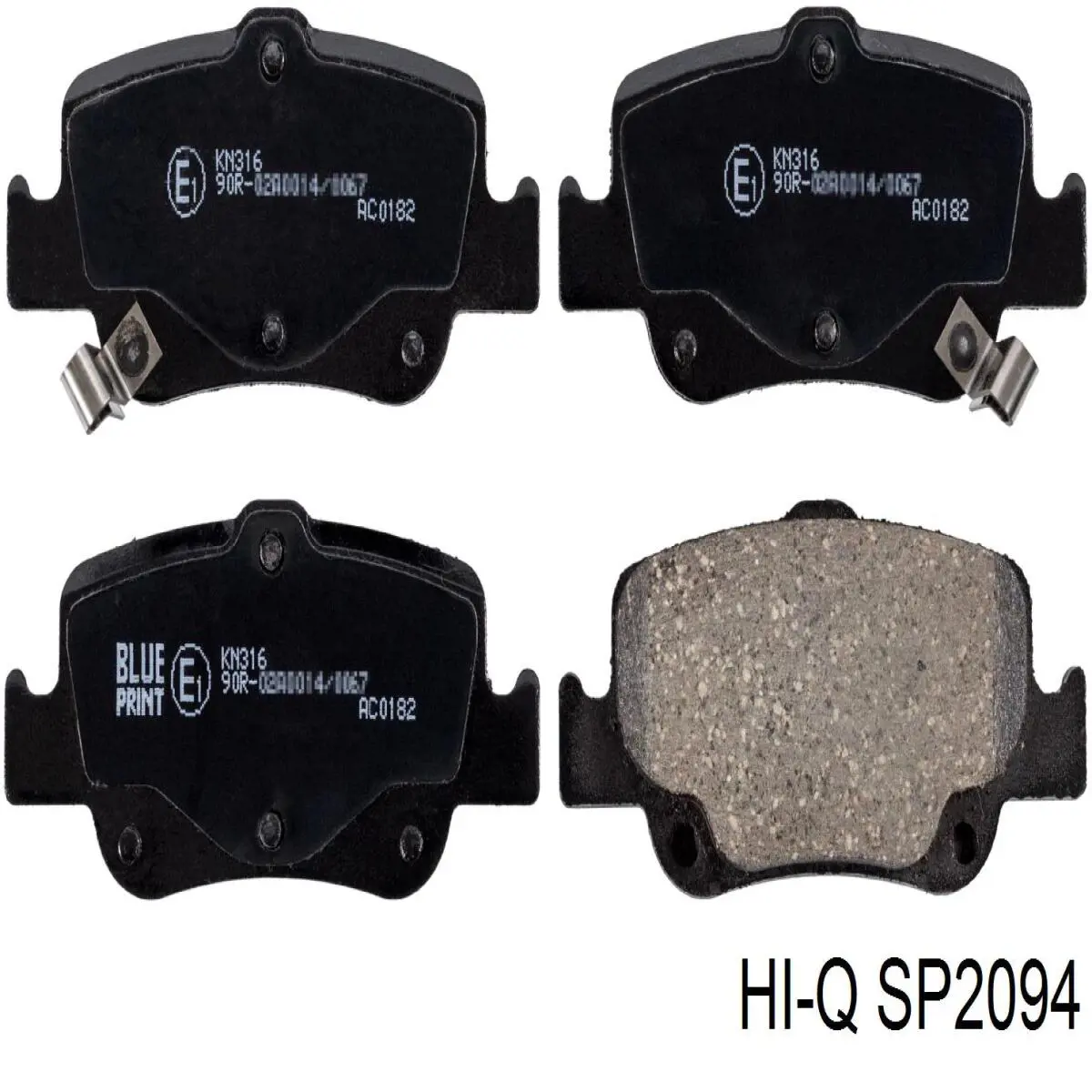Купить SP2094 Hi-q Колодки тормозные задние, дисковые