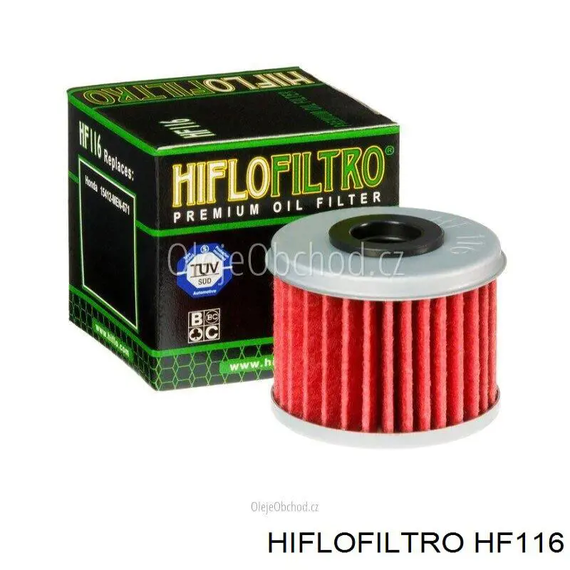 HF116 Hiflofiltro filtro de óleo