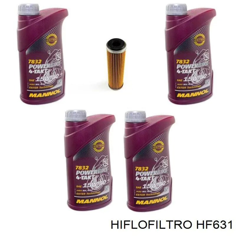 HF631 Hiflofiltro Фильтр топлива