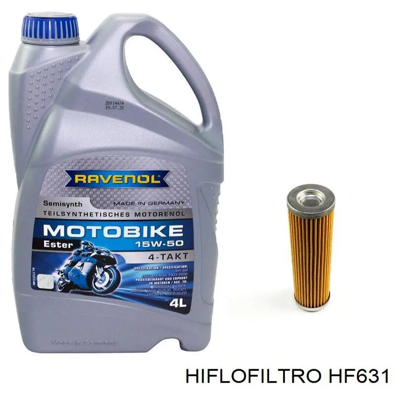 Фильтр тонкой очистки топлива Hiflofiltro HF631 цена, от 6.97 USD