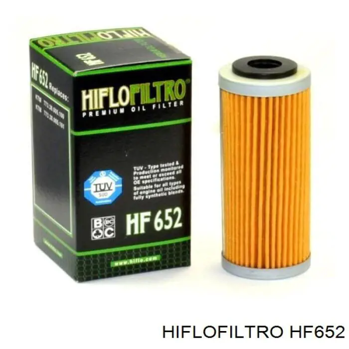 HF652 Hiflofiltro filtro de óleo