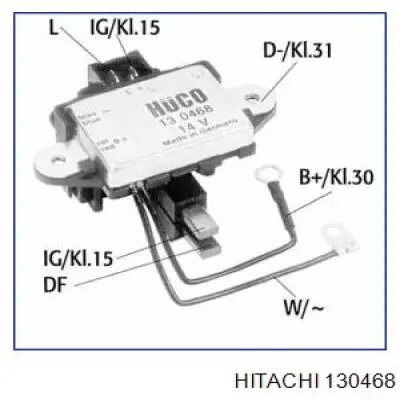 Реле регулятор генератора HITACHI 130468