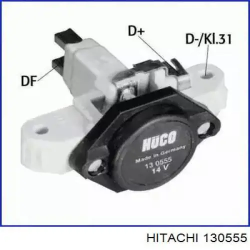 130555 Hitachi реле-регулятор генератора (реле зарядки)