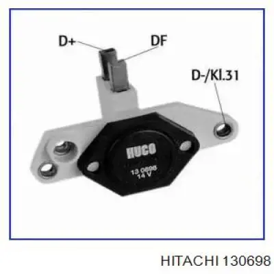 130698 Hitachi relê-regulador do gerador (relê de carregamento)