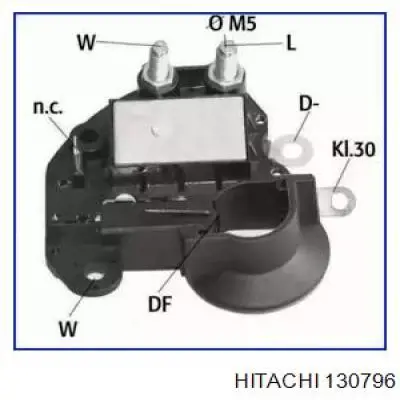 130796 Hitachi реле-регулятор генератора (реле зарядки)