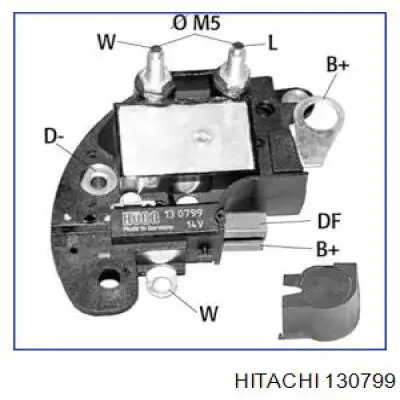 Реле зарядки генератора Hitachi 130799 цена, от 12.38 USD