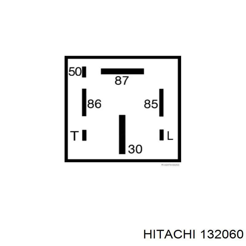 Реле свечей накаливания Hitachi 132060