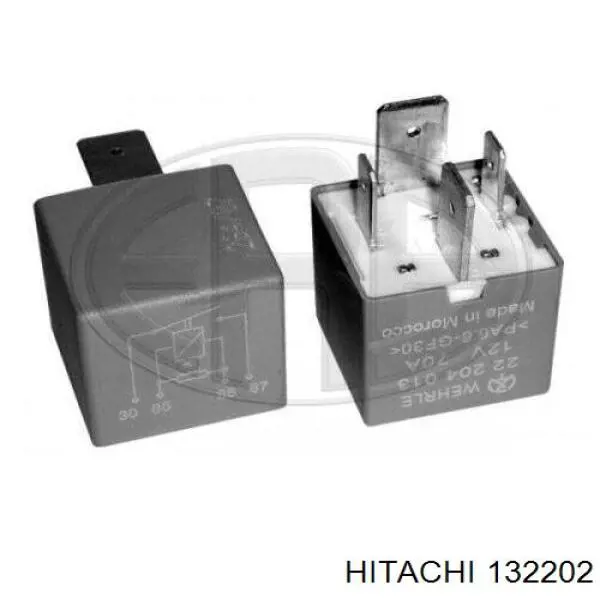 132202 Hitachi Реле электробензонасоса