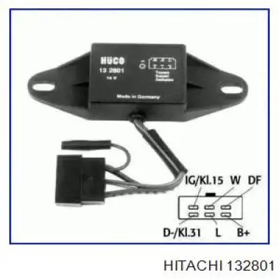 132801 Hitachi реле втягивающее стартера