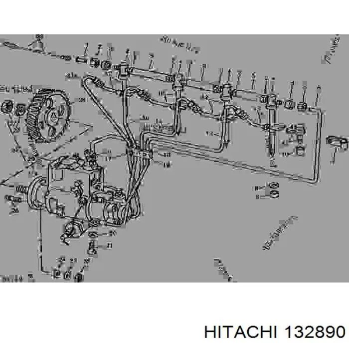 Купить 132890 Hitachi Реле регулятор напряжения генератора