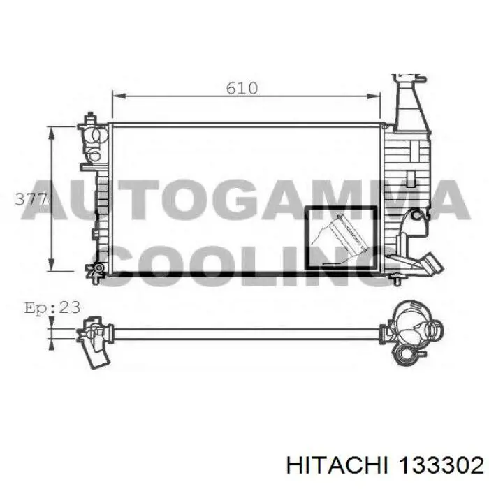 Элемент-турбинка топливного насоса Hitachi 133302 цена, от 25.58 USD