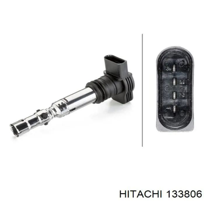 Катушка зажигания 133806 Hitachi