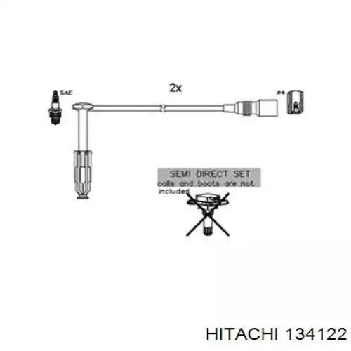 134122 Hitachi fios de alta voltagem, kit