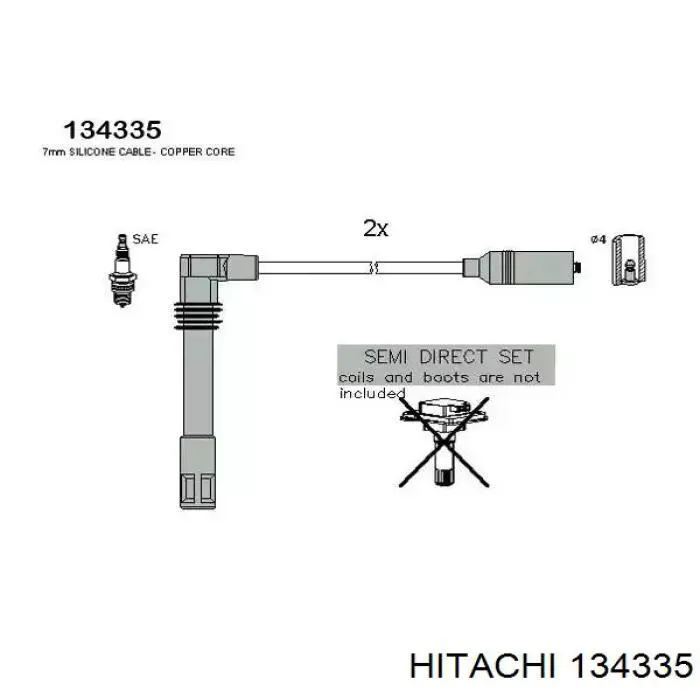 134335 Hitachi высоковольтные провода