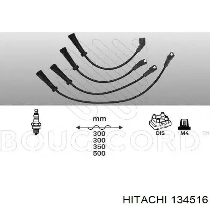 134516 Hitachi fios de alta voltagem, kit