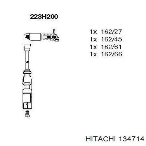 Провода зажигания Hitachi 134714 цена, от 35.66 USD