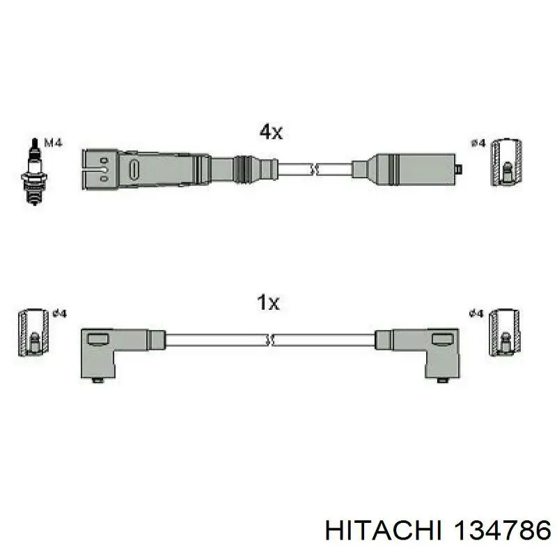 Высоковольтные провода 134786 Hitachi