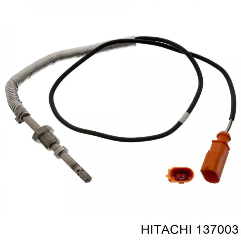 Sensor de temperatura, gas de escape, después de Filtro hollín/partículas 137003 Hitachi