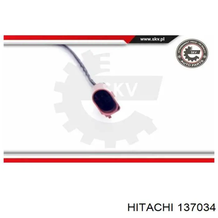 137034 Hitachi sensor de temperatura dos gases de escape (ge, antes de filtro de partículas diesel)