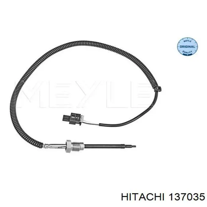 Sensor de temperatura, gas de escape, antes de Filtro hollín/partículas 137035 Hitachi