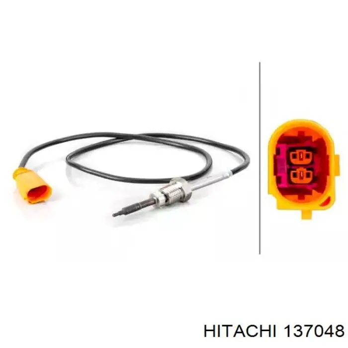 137048 Hitachi датчик температуры отработавших газов (ог, после сажевого фильтра)