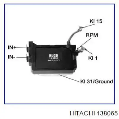 138065 Hitachi модуль зажигания (коммутатор)