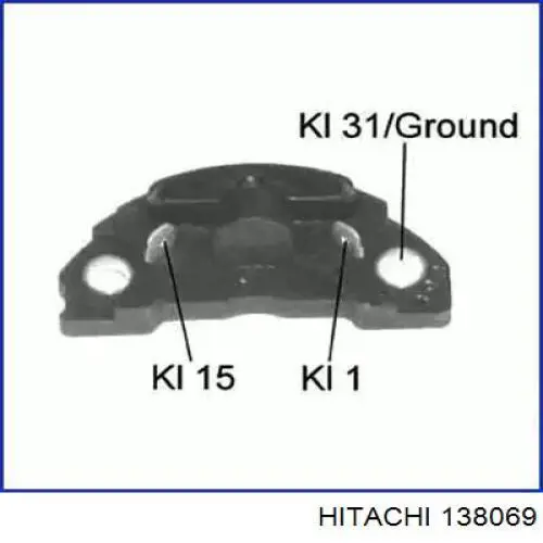 138069 Hitachi módulo de ignição (comutador)