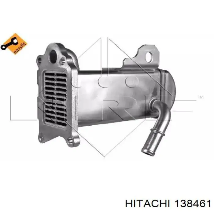138461 Hitachi radiador do sistema egr de recirculação dos gases de escape