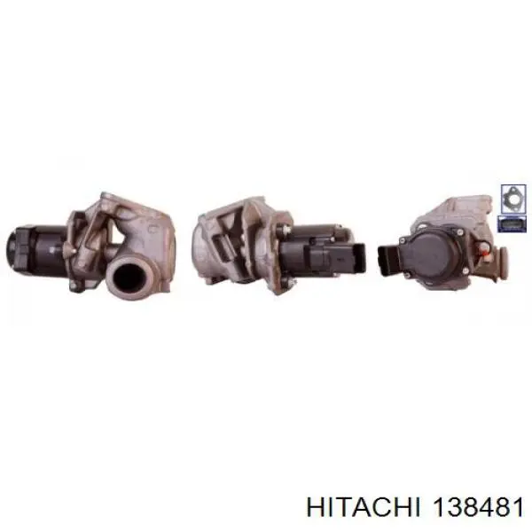 Купить 138481 Hitachi Клапан EGR системы рециркуляции отработавших газов