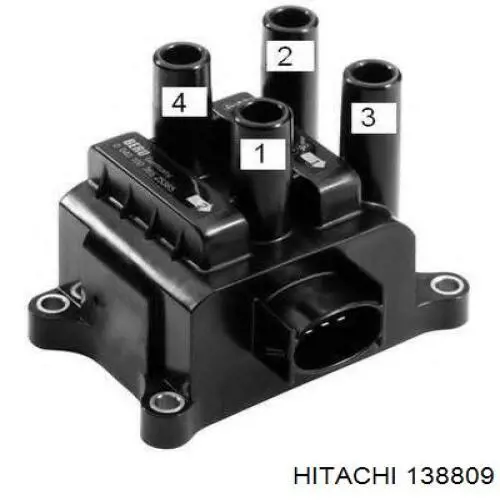 138809 Hitachi реле втягивающее стартера